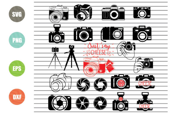 27 Styles Camera Svg, Photography Svg