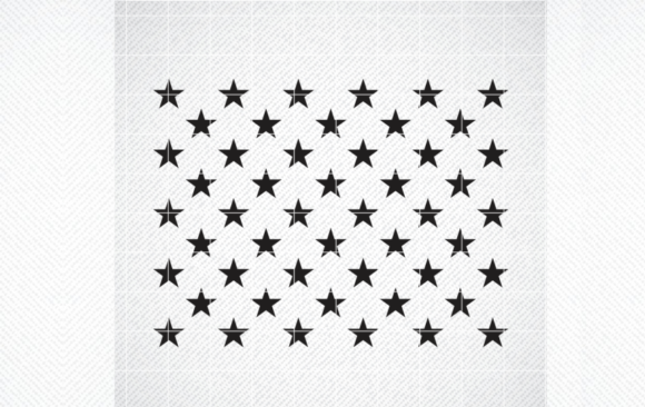 50 Stars SVG, 50 Stars of United States