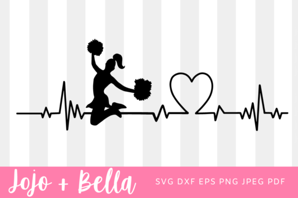Cheerleader Heartbeat SVG Review