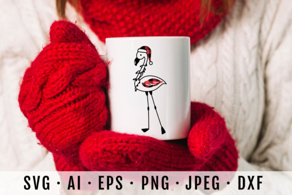 Christmas Flamingo Svg. Merry Christmas