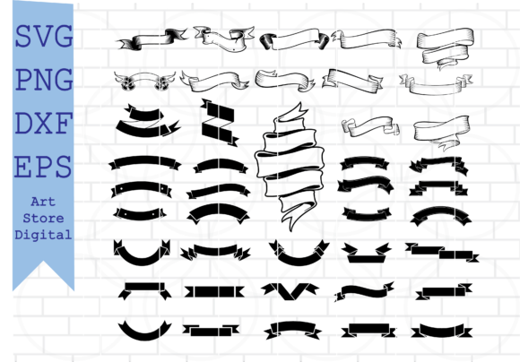 Ribbon Svg, Ribbon Svg Bundle