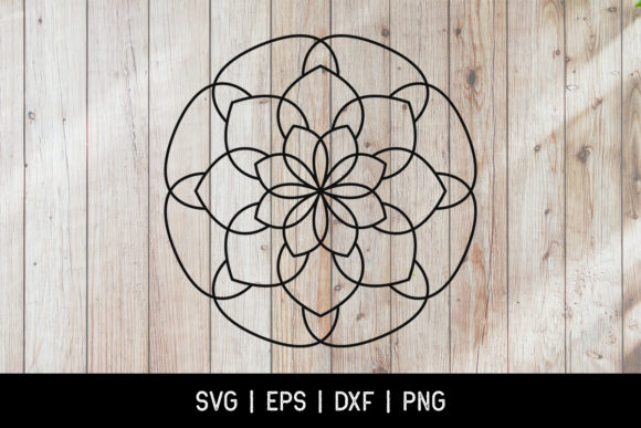 Simple Mandala Design SVG
