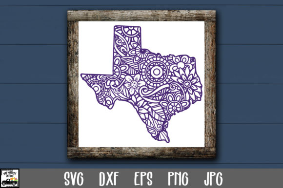 Texas SVG File - Texas State Mandala SVG