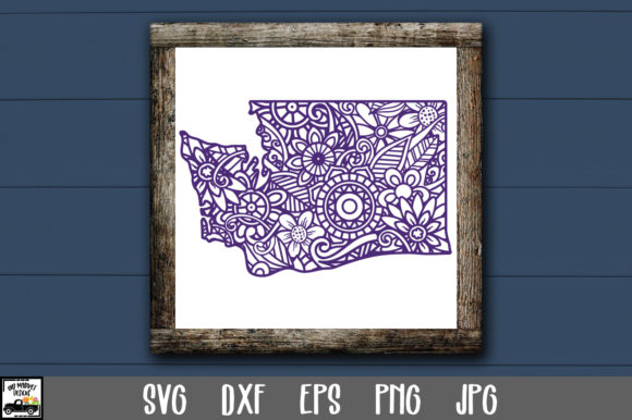 Washington SVG File - Washington Mandala